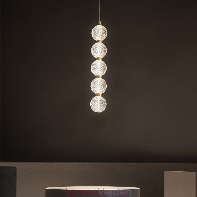 Pendel lys Akryl Beaded dekorativ belysning