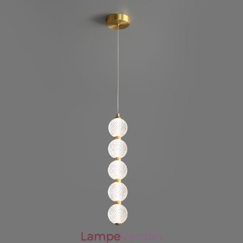 Pendel lys Akryl Beaded dekorativ belysning