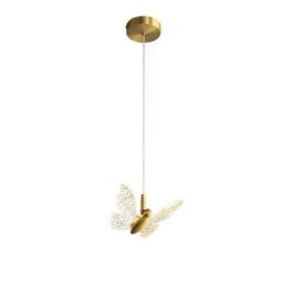 Pendel akryl sommerfugl loftslampe
