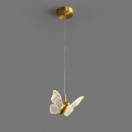 Pendel akryl sommerfugl loftslampe