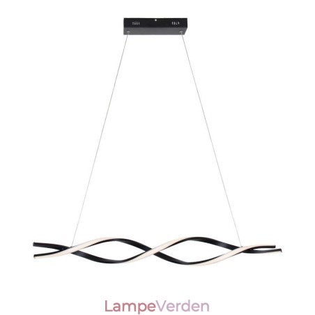 Moderne Pendant Lighting Black Wave Shape hængende lys