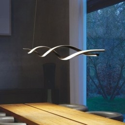 Moderne Pendant Lighting Black Wave Shape hængende lys