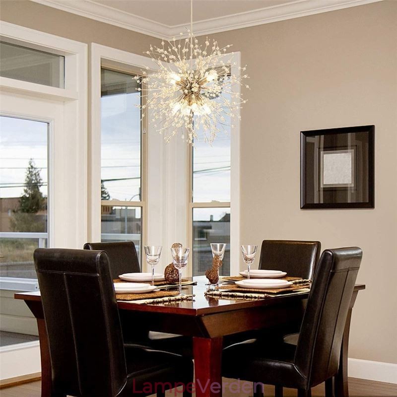 Fyrværkeri Lysekrone 8 Lys Mælkebøtte Pendel Light