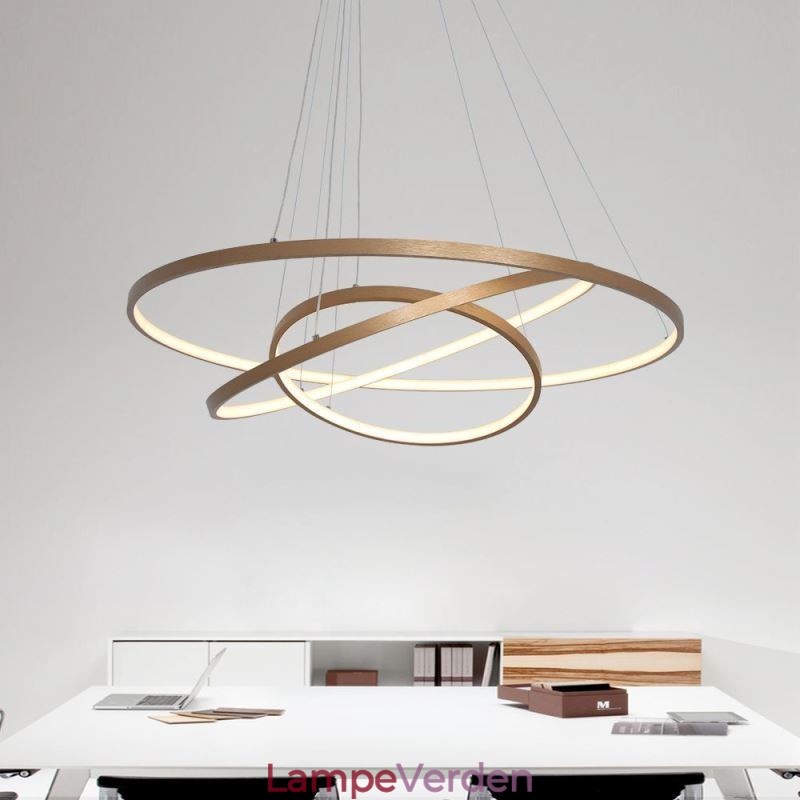 Pendel Moderne Lysekrone Belysning 3 Ringe Loftslys