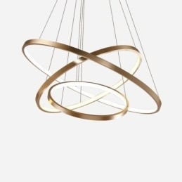 Pendel Moderne Lysekrone Belysning 3 Ringe Loftslys