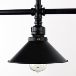 3 lys retro industriel vintage vandrør vedhæng lys lysekrone land rustik stil