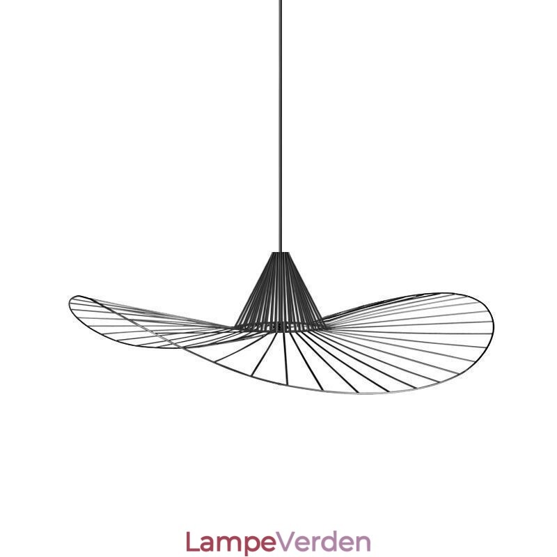 Iron Pendel Light Simple Straw Hat Lamp 1 Light