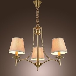 Moderne moderne traditionel klassisk rustik Lodge Vintage ø-messing metal lysekrone spisestue