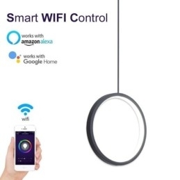 Minimalistisk Ring Pendel Light Dekorativ Loftslampe