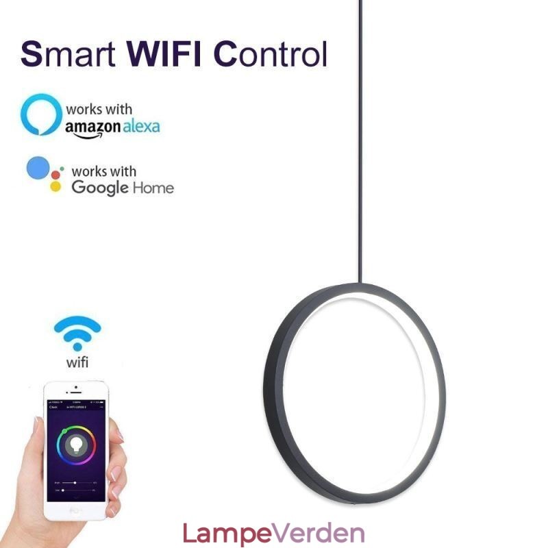 Minimalistisk Ring Pendel Light Dekorativ Loftslampe