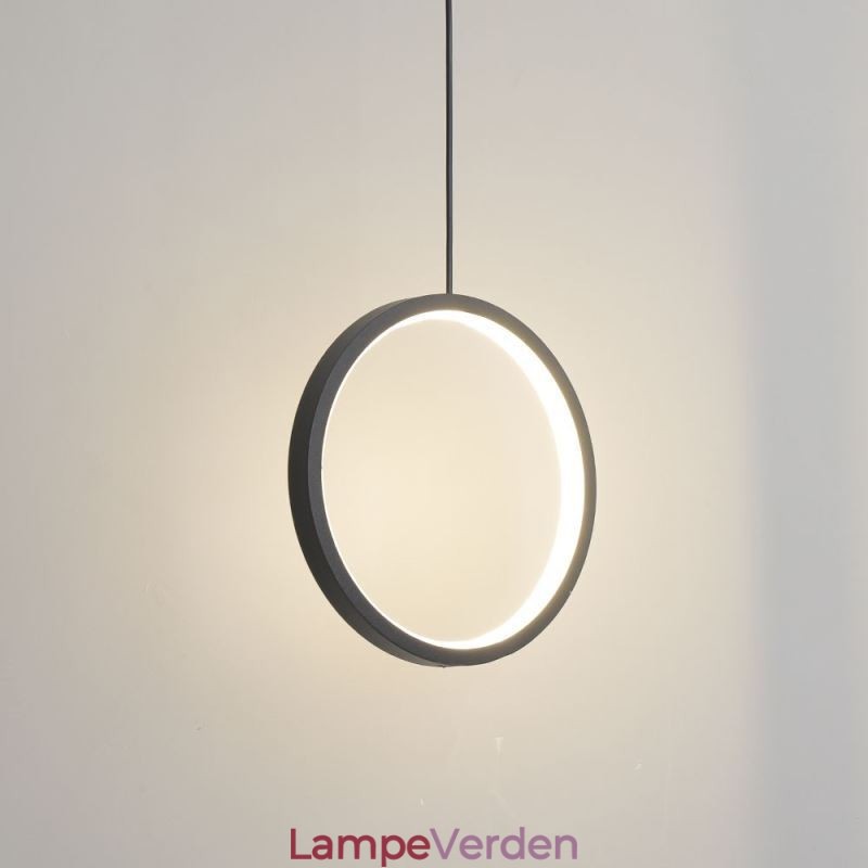 Minimalistisk Ring Pendel Light Dekorativ Loftslampe