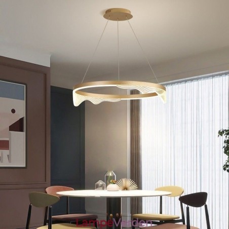Nordic Aluminium Pendel Golden Wave Ripple hængelys Nordic Aluminium Pendel Golden Wave Ripple hængelys