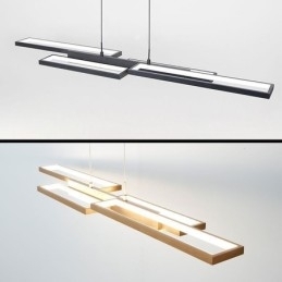 Moderne pendel vandret loftslampe