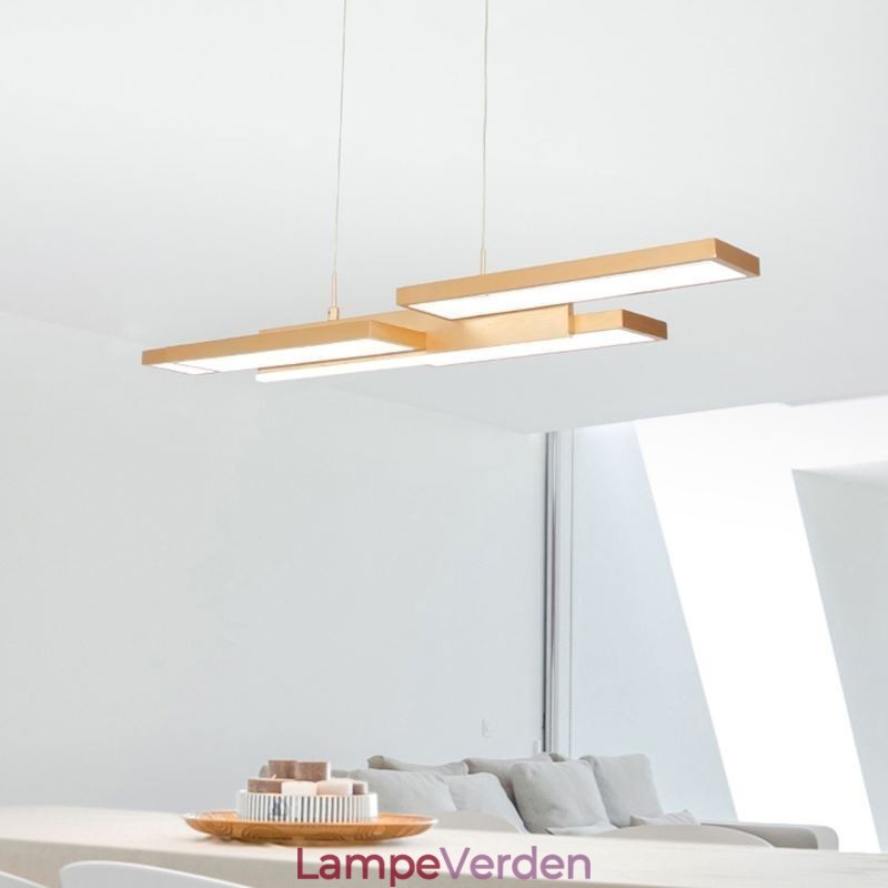 Moderne pendel vandret loftslampe