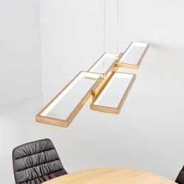 Moderne pendel vandret loftslampe