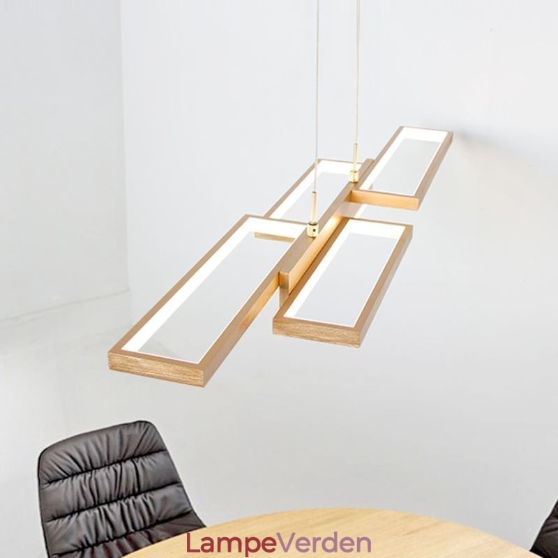 Moderne pendel vandret loftslampe