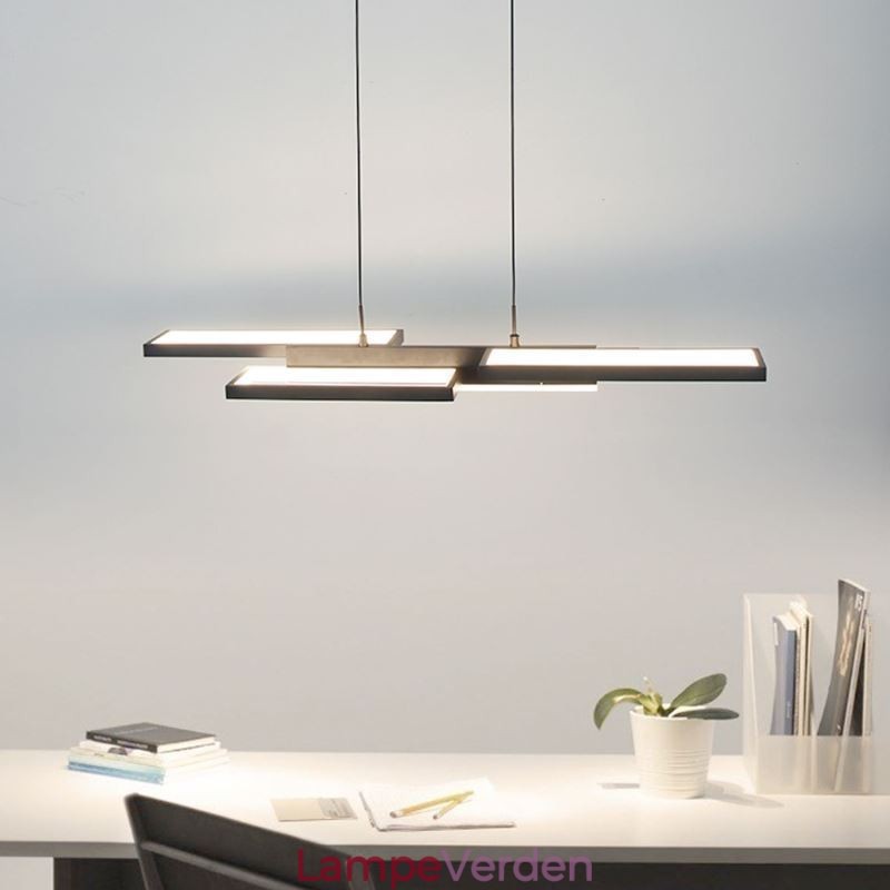 Moderne pendel vandret loftslampe