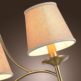 Moderne moderne traditionel klassisk rustik Lodge Vintage ø-messing metal lysekrone spisestue
