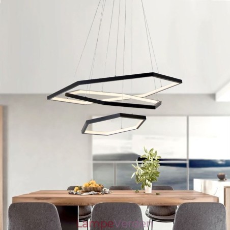 Moderne sekskantet hængende lampe Moderne sekskantet hængende lampe