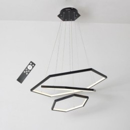Moderne sekskantet hængende lampe