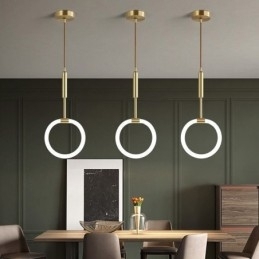 Moderne loftslampe Dæmpbar akryl loftslampe l
