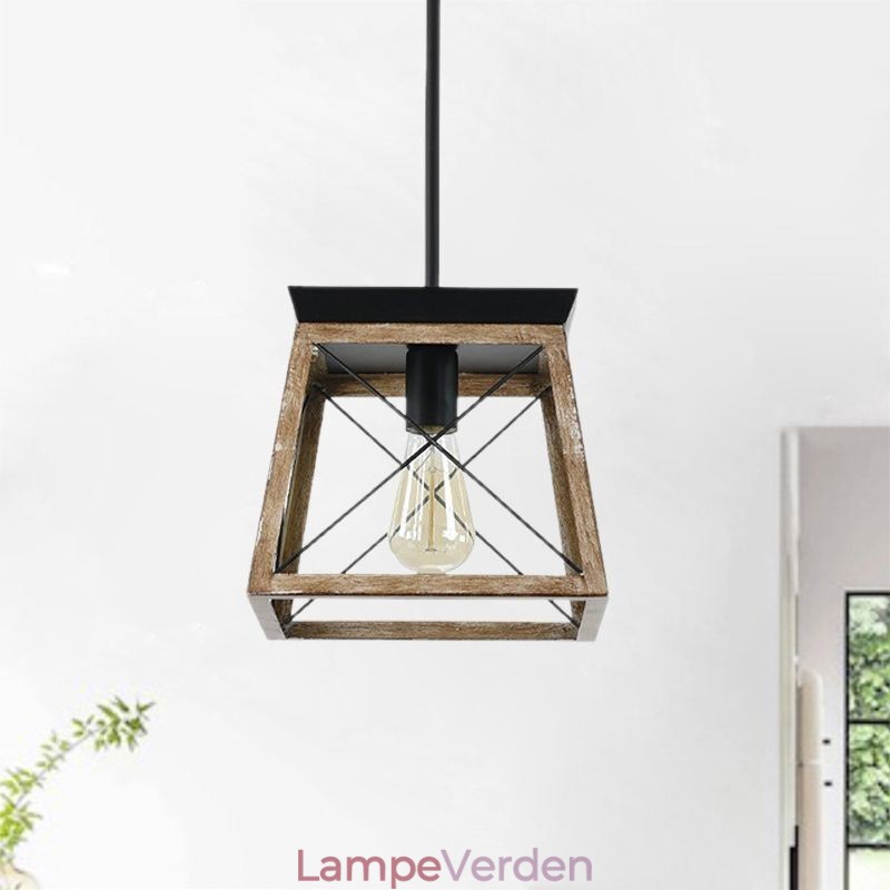 Enkelt lys pendel i vintage stil
