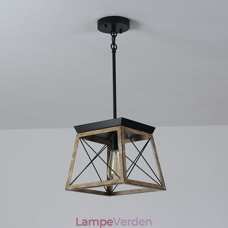 Enkelt lys pendel i vintage stil