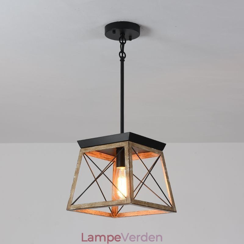 Enkelt lys pendel i vintage stil