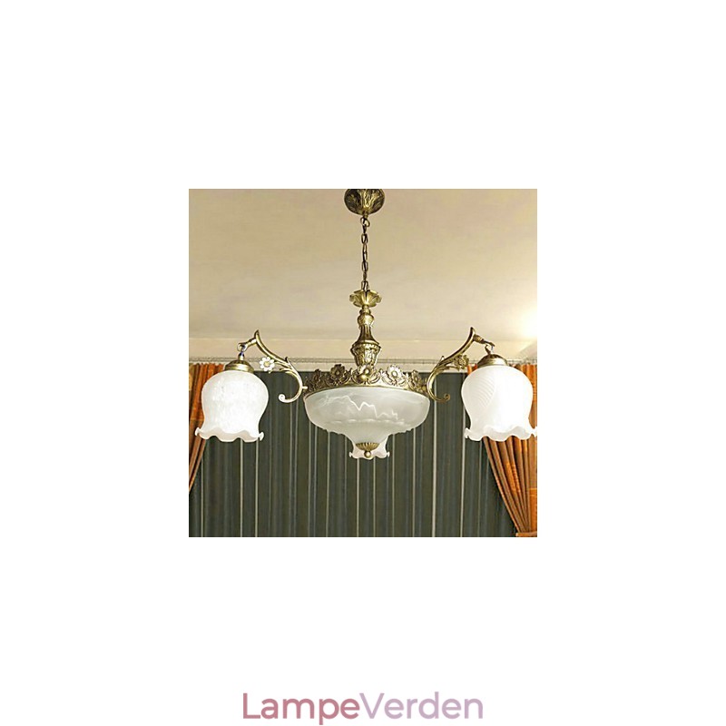 Traditionel klassisk maleri lysekrone