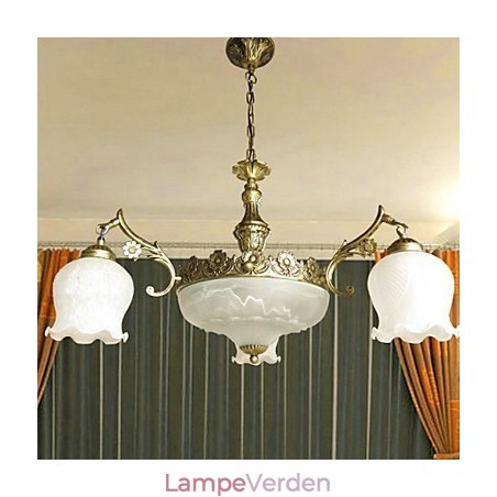 Traditionel klassisk maleri lysekrone