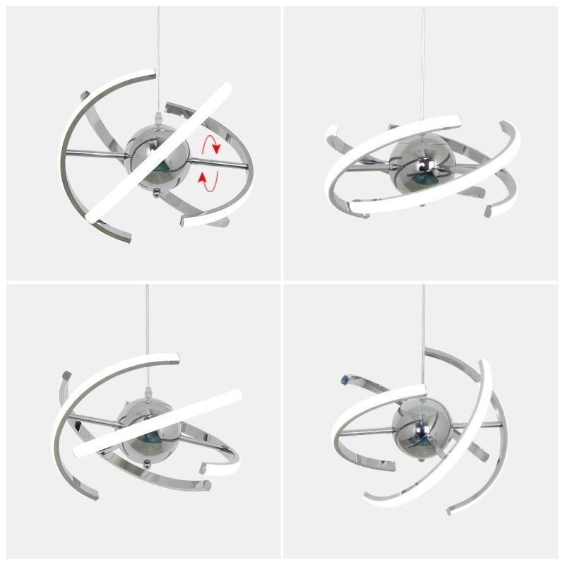 Drejelig Globe Pendel Light Dekorativ Loftslampe