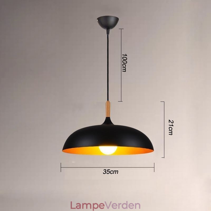 Moderne Pendel Minimalistisk Dekorativ Lysarmatur Sort Hvid
