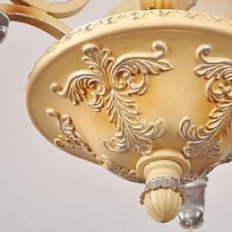 Traditionel klassisk krystalmaleri lysekrone
