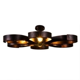Moderne vintage loftslys jern blomsterformet pendel