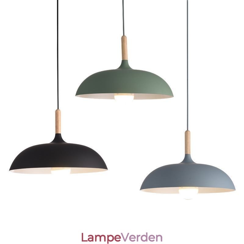 Moderne Pendel Light Farverig Macaron Pendel Lampe