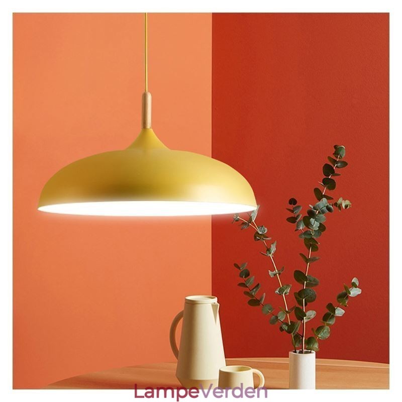 Moderne Pendel Light Farverig Macaron Pendel Lampe
