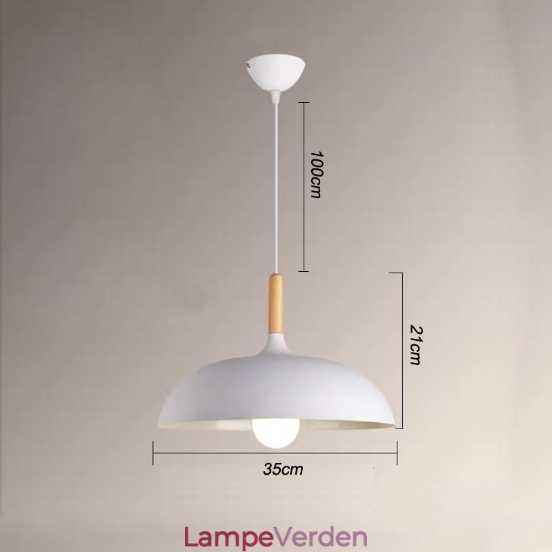 Moderne Pendel Light Farverig Macaron Pendel Lampe
