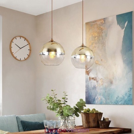 Creative Iron+Glas Globe Pendel Light Dekorative Lighting Creative Iron+Glas Globe Pendel Light Dekorative Lighting