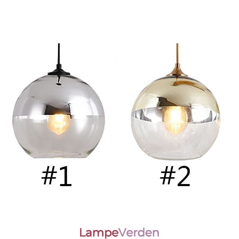 Creative Iron+Glas Globe Pendel Light Dekorative Lighting