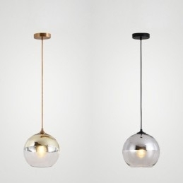Creative Iron+Glas Globe Pendel Light Dekorative Lighting