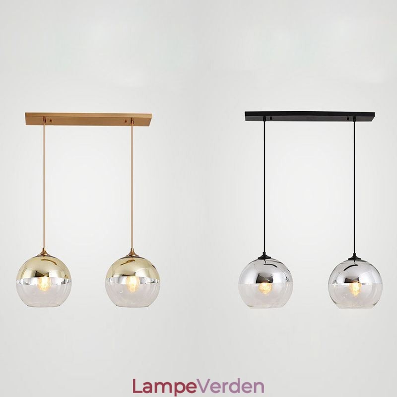Creative Iron+Glas Globe Pendel Light Dekorative Lighting