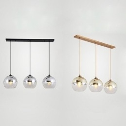 Creative Iron+Glas Globe Pendel Light Dekorative Lighting