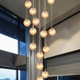 Glas Pendel Light Creative Dekorative Glas Globe Loft