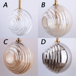 Glas Pendel Light Creative Dekorative Glas Globe Loft