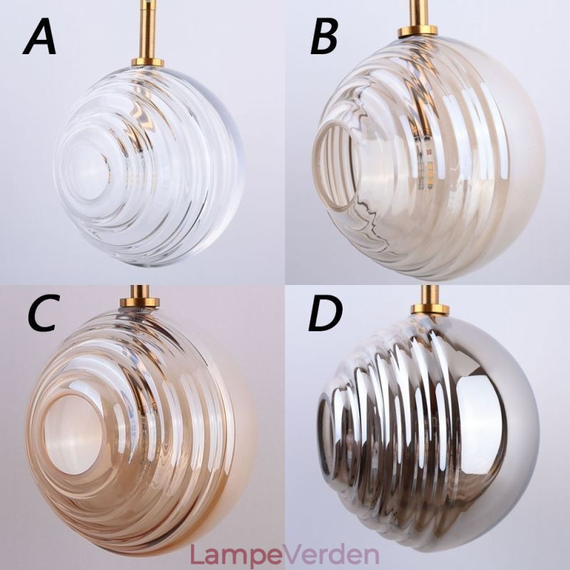Glas Pendel Light Creative Dekorative Glas Globe Loft