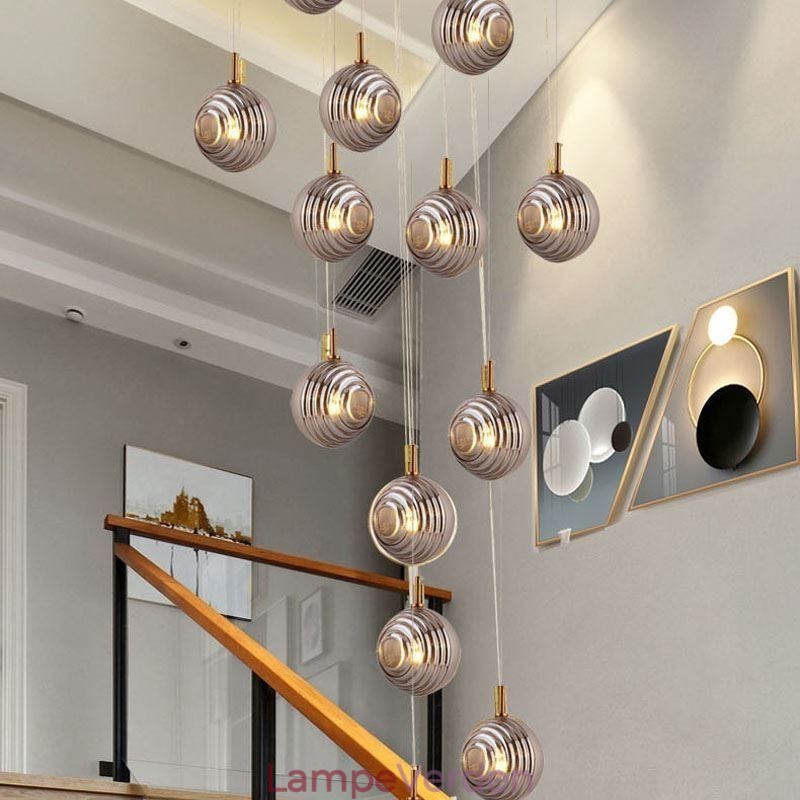 Glas Pendel Light Creative Dekorative Glas Globe Loft