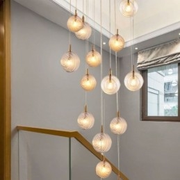 Glas Pendel Light Creative Dekorative Glas Globe Loft