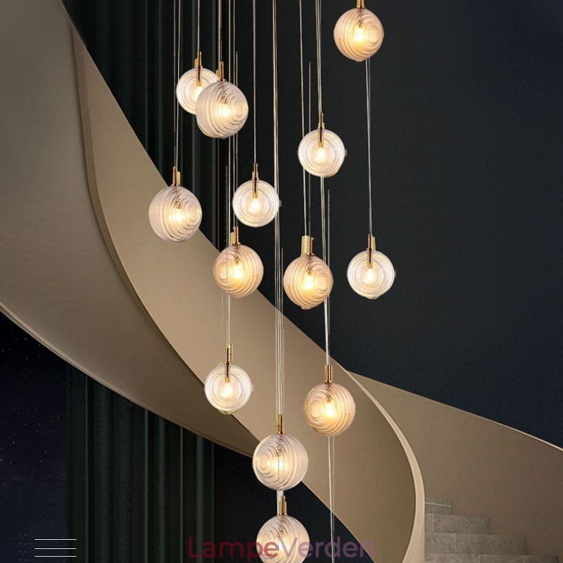 Glas Pendel Light Creative Dekorative Glas Globe Loft