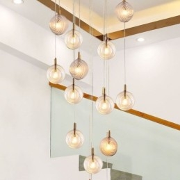 Glas Pendel Light Creative Dekorative Glas Globe Loft