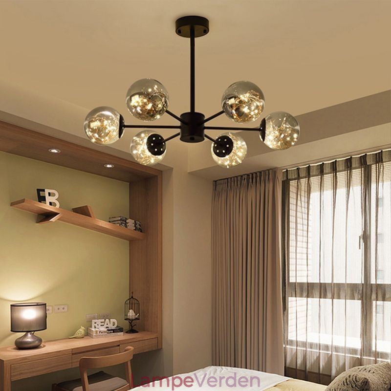 Magic Bean Pendel Light Nordic Style Glas Kugle Gypsophila Pendel Light